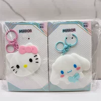 Внешняя торговля Sanrio Culomi портативное зеркало брелок силиконовый большой ухо собака Мелоди мини зеркало брелок подарок