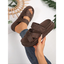 T 18482 Plus Size Thick Soled Slippers ��������Ь�羳