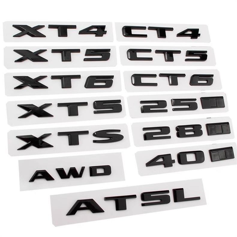 Suitable for Cadillac CT4, CT5, CT6, ATSL, XTS, XT6, and XT5 models; silver rear emblem