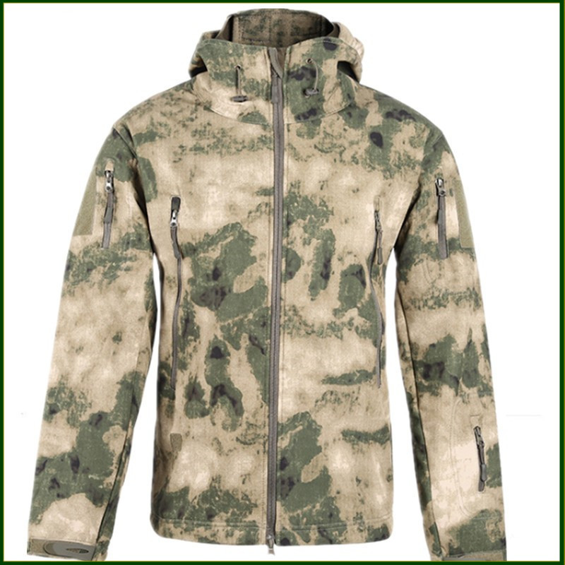 2025 Tad Camouflage Mountaineering Clothing Warm Jacket Breathable Workwear Windproof Jacket Manufacturer Wholesale Soft Shell Jacket