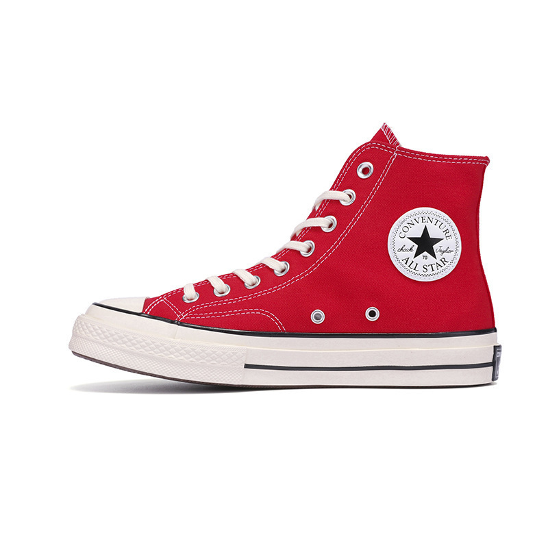 Big red high tops. it is recommended to take one size smaller