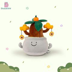 仿真金のなる木の鉢植え人形、富竹のぬいぐるみ、クリエイティブなオフィス用グリーンデコレーション