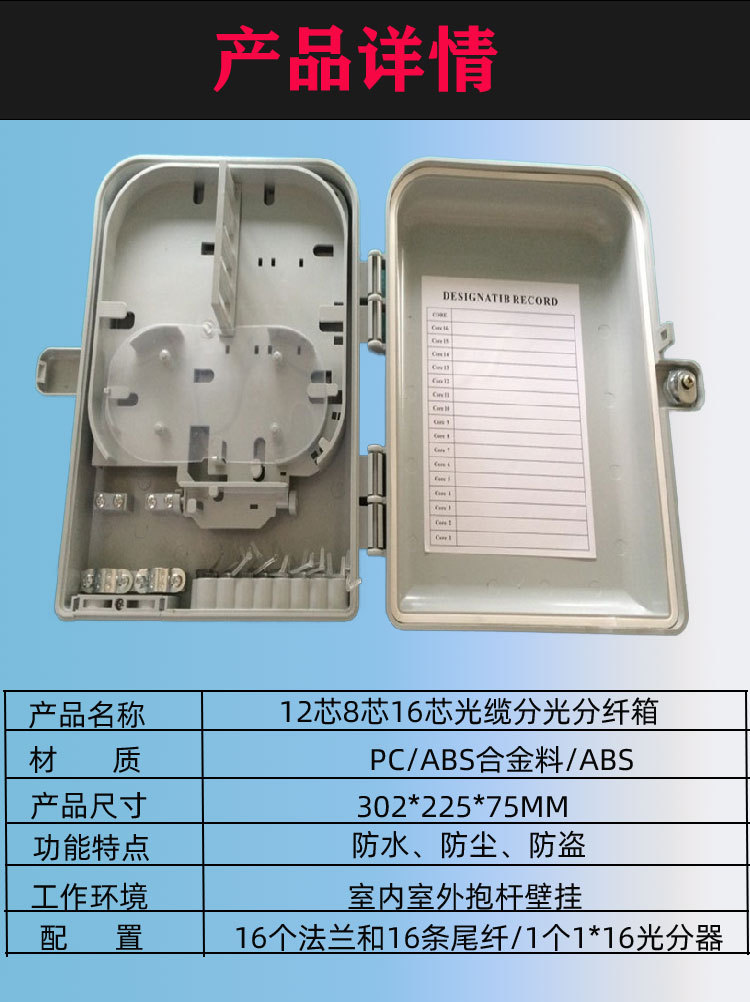 36芯光纤楼道箱子