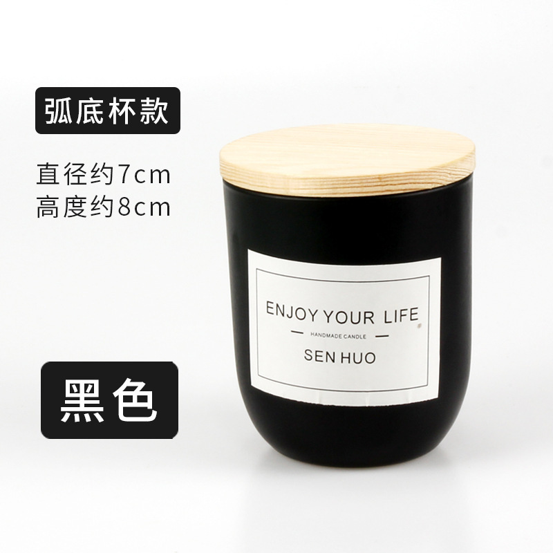 Fabricantes de cera de banana personalizada hecha a mano cera de soja vasos de vidrio perfume aceite esencial creativo acompañante regalo transfronterizo Amazon image 8