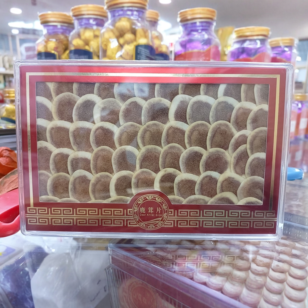 东北鹿茸片白粉片鹿鞭泡水茶滋补特产泡酒料打粉饭店酒鹿茸小礼盒