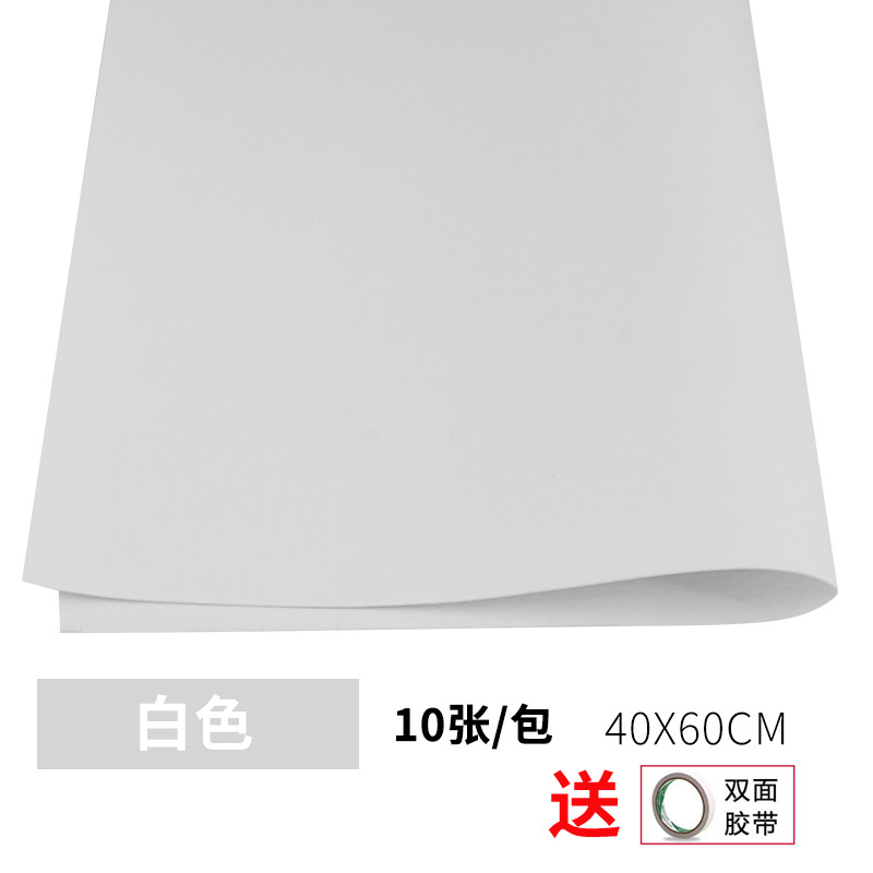  Láminas de espuma EVA de colores grandes, papel manualidad para flores y decoración escolar