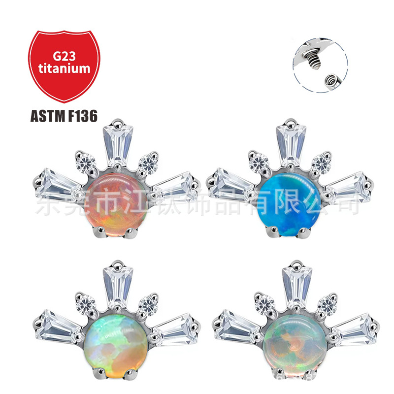 Labret stud lip piercing jewelry styling detail