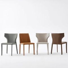 サドル革椅子家庭用の軽い豪華なサドル椅子の本椅子loft工業風ホテルレストランデザイナー北欧の食事椅子