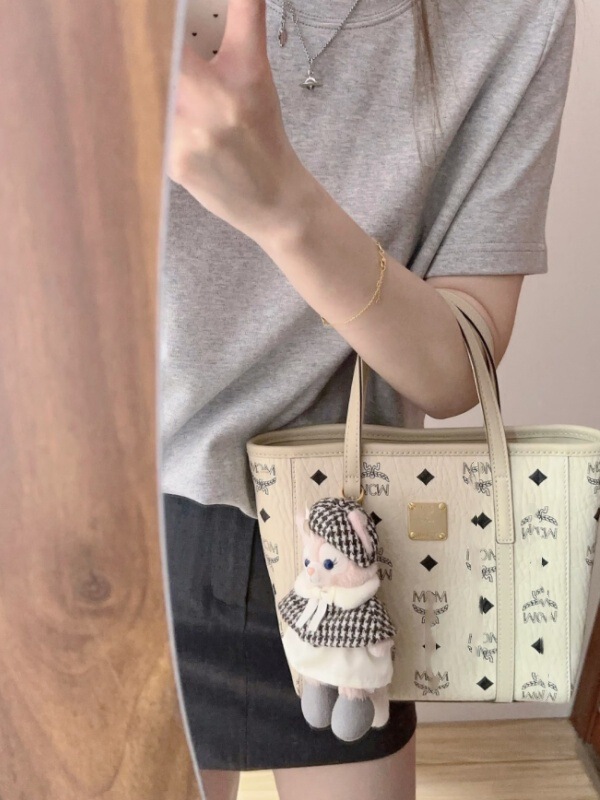MC家经典菜篮子女包时尚潮流印花通勤迷你托特包斜挎手提包|undefined