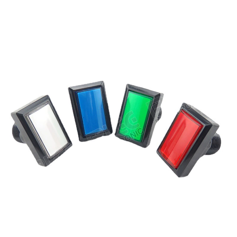 Rectangular game console, plastic button with light, switch key with accessories, x33