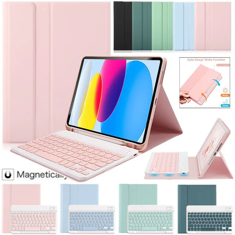 For ipad pro11 flat panel bluetooth keyboard with pen slot protective cover 10.2 mouse keyboard suit mini6