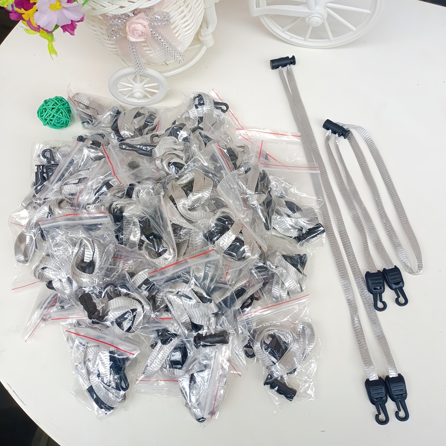 帽子防风绳新品现货工厂直销草帽渔夫帽防风挂绳帽绳帽子配饰配件