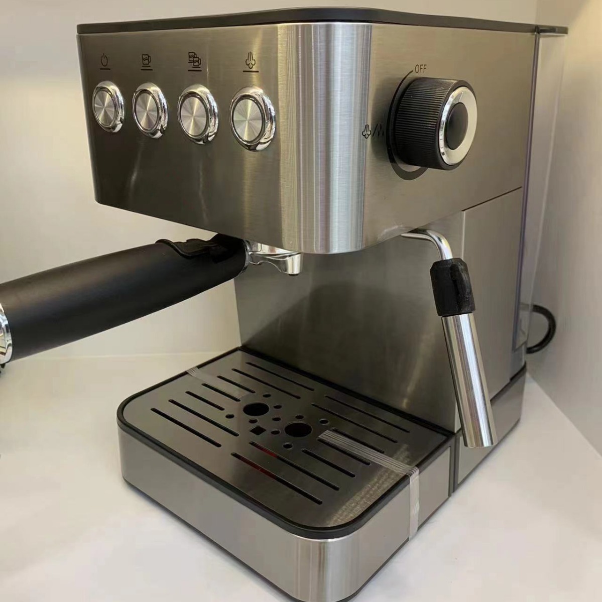 Máquina de café doméstica semiautomática bombeada transfronteriza pequeña máquina de café espresso
