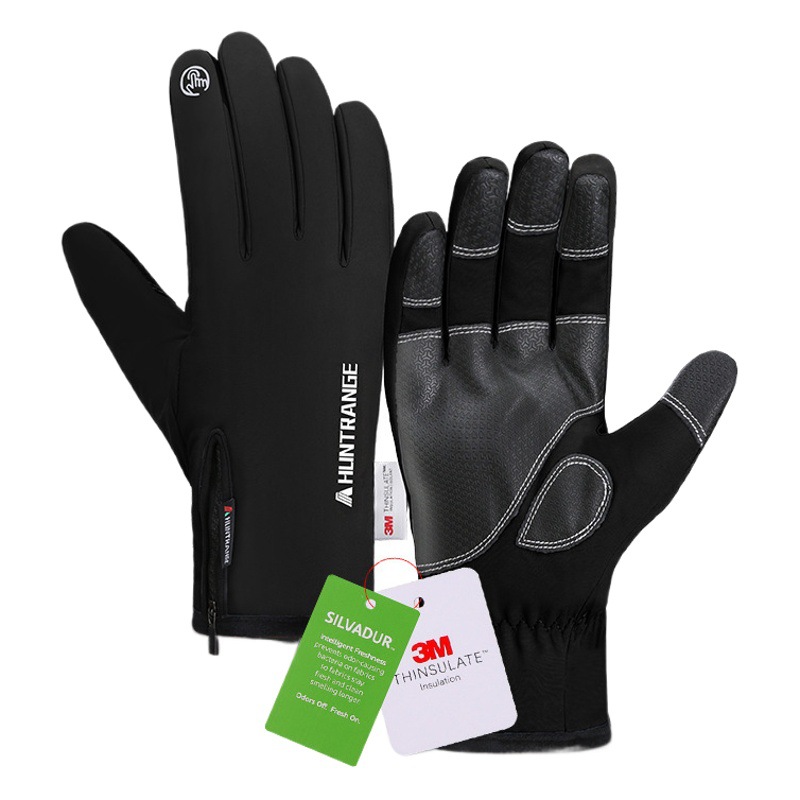 Guantes de esquí de los hombres a prueba de frío pantalla táctil guantes calientes 3M xinxueli forro polar antibacteriano ciclismo guantes ciclismo caliente