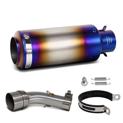 Motorcycle exhaust pipe – Years - r3r25-middle-section-sc-burnt-blue-belt-strip
