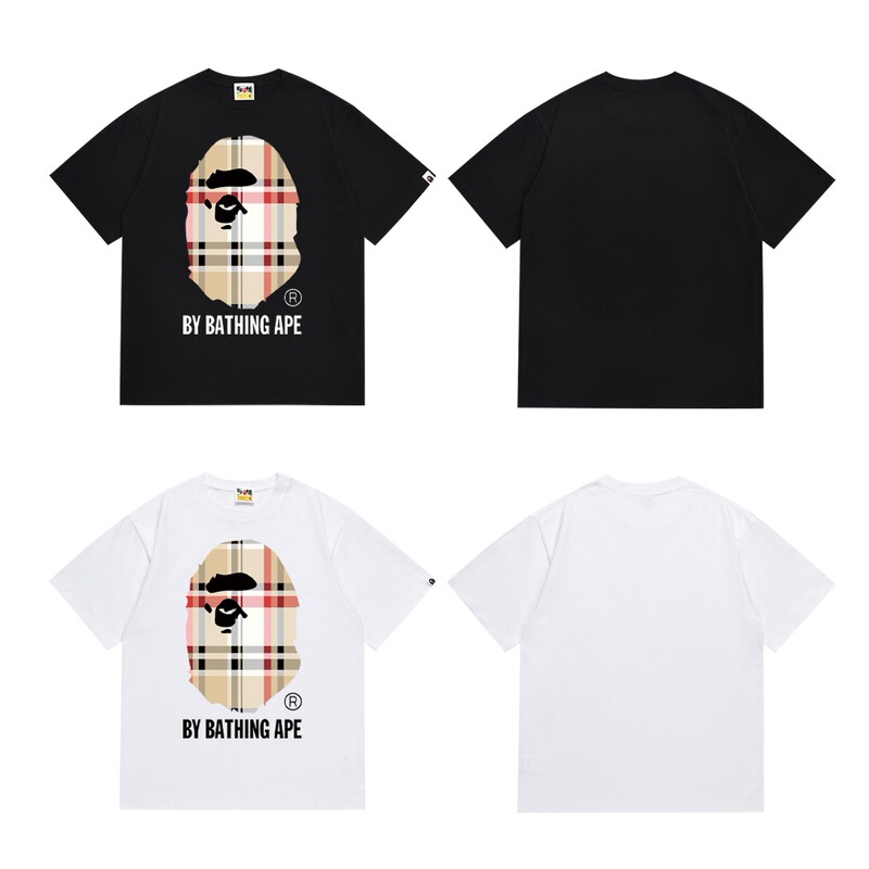 Foreign Trade Cross-Border Exclusive Supply Bape Tshirt 2026Ss Ape Head Little Monkey Camouflage Men's Short-Sleeved Round Neck T-Shirt Foreign Trade Cross-Border Exclusive Supply Bape Tshirt 2026Ss Ape Head Little Monkey Camouflage Men's Short-Sleeved Round Neck T-Shirt