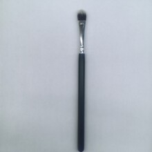 爆款尼龙毛亮银铝管哑黑磨砂手感木柄高端刷毛化妆刷大眼影刷