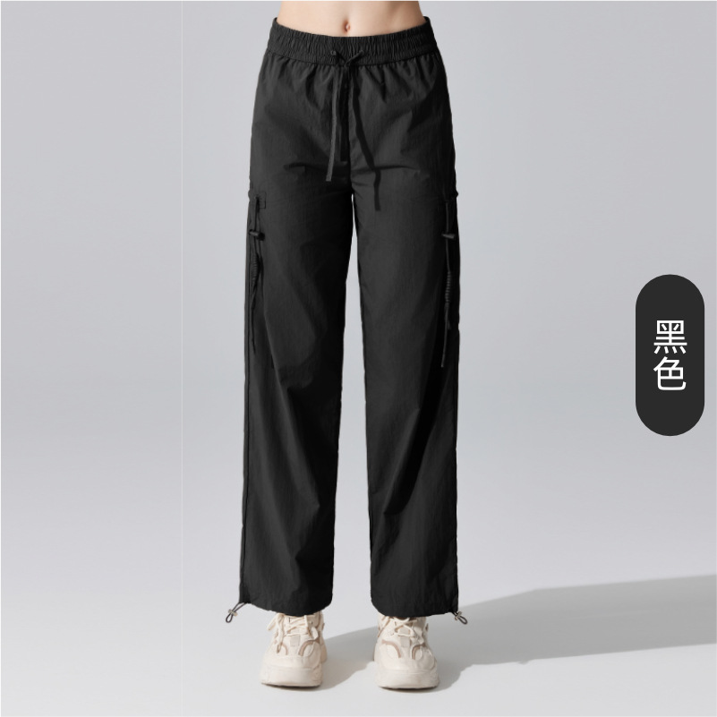 Pantalones de cintura alta y delgada, pantalones de montaña al aire libre de mujeres, pantalones de trabajo de tendencia, pantalones de piernas anchas a prueba de viento. image 9