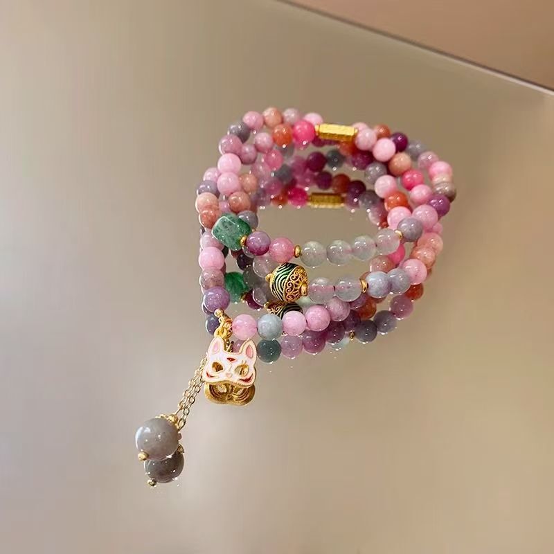 2025 Summer New Style Fox Mask Bracelet, Fashionable and High-End Bracelet, French Retro Light Luxury Jewelry Wholesale for Women