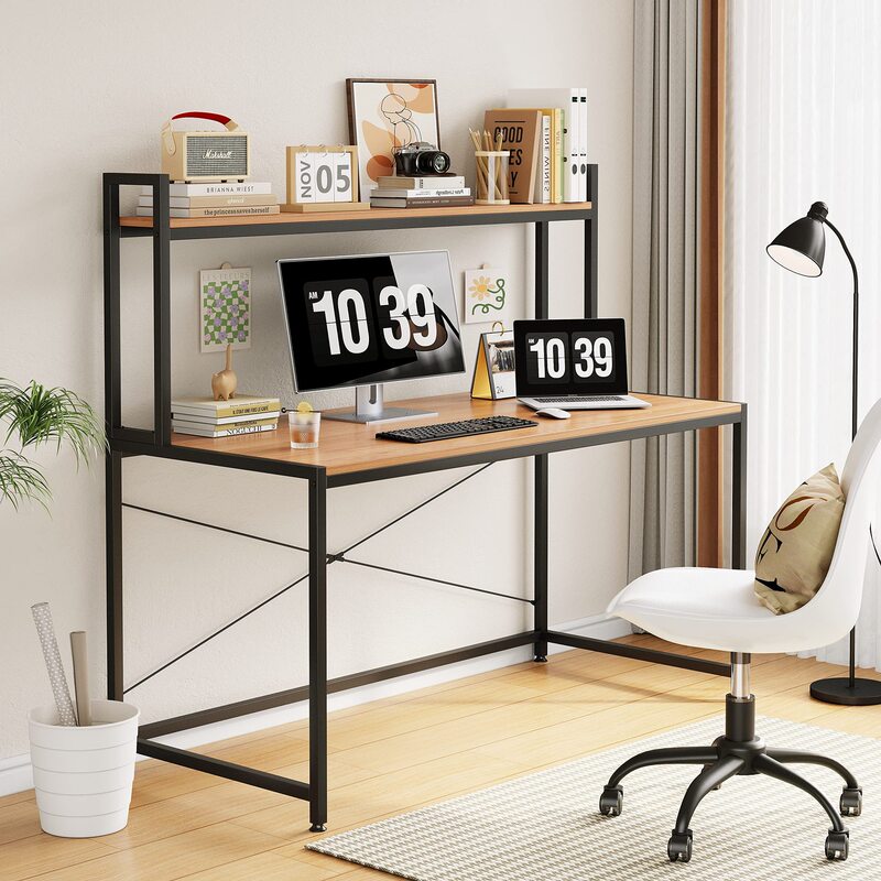 Factory Direct sales simple bookshelf small table rental house cheap desk student study writing desk wholesale computer desk