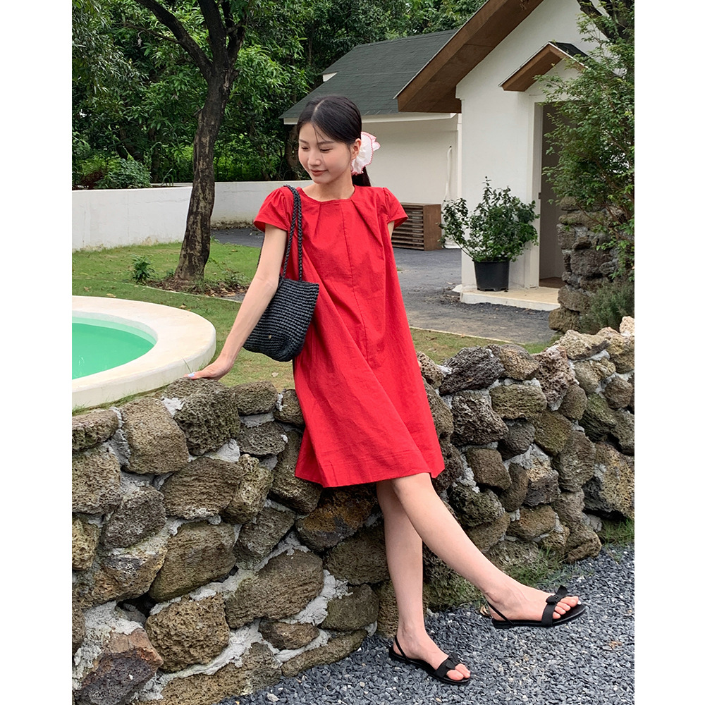 Summer dress with sleeves