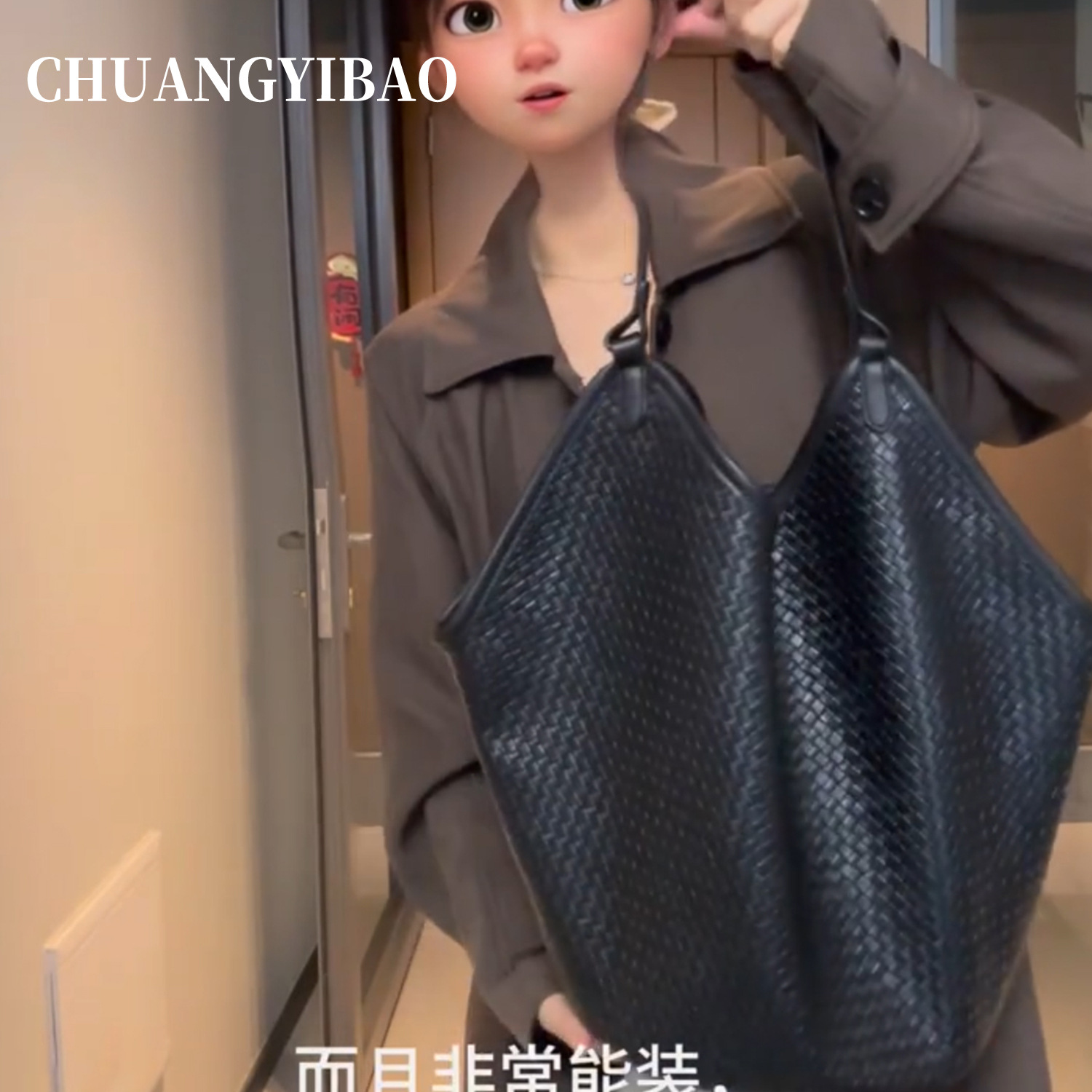 Large Capacity Women's Tote Bag 2025 New Arrival Luxury Niche High-End Lazy Style Fashion Versatile Underarm Bag - Thumbnail 3
