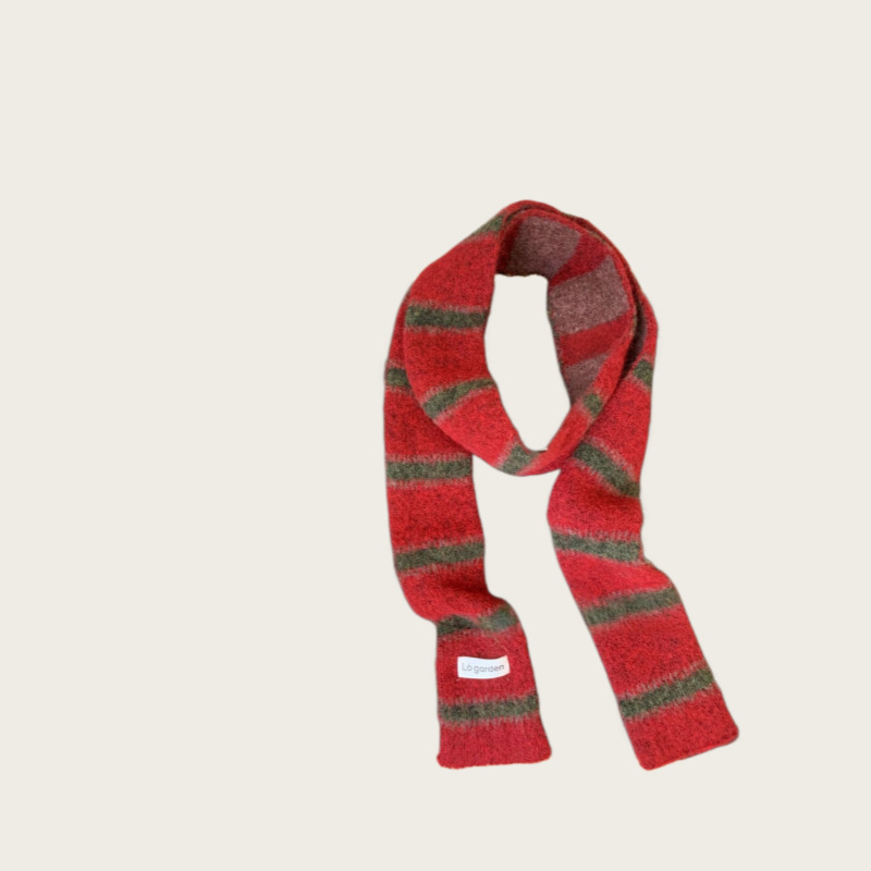 Cuello de Tejido Estrecho de Fibra Acrílica con Protección del Cuello para Otoño e Invierno