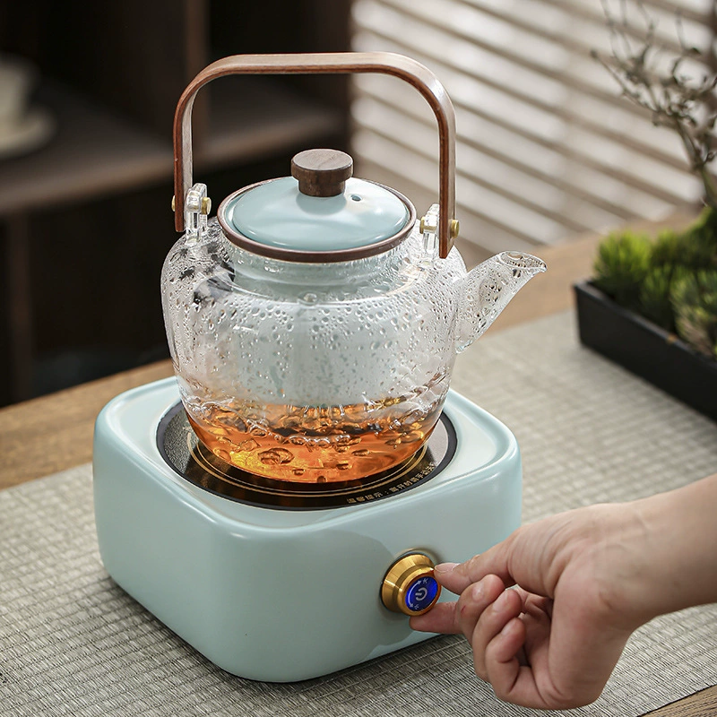 Электрическая керамическая плита для заваривания чая Ru kiln, бытовой чайник для кипячения воды, стеклянный чайник большой емкости, устройство для заваривания чая, чайный сервиз в японском стиле.