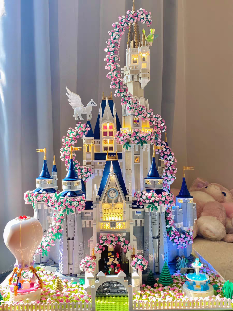 Дисней, замок для принцессы, конструктор, игрушка, головоломка, handmade, новая коллекция, подарок на день рождения