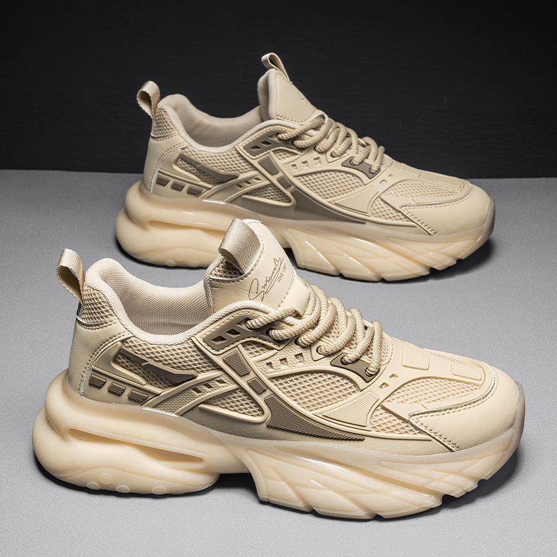 Spring New Popcorn Bottom Mesh Breathable Torre Shoes 2024 New Men's Running sneaker Cold Sticky Men's Shoes