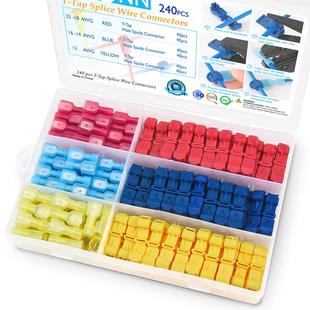 Ticonn 240Pcs t Tap Wire Connectors, t Wire Quick Splice Con
