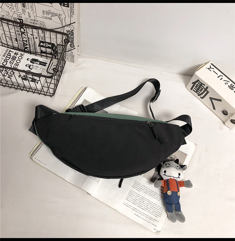 Casual Japanese New Style Small Chest Bag One-shoulder Student Sports Waist Bag display picture 1