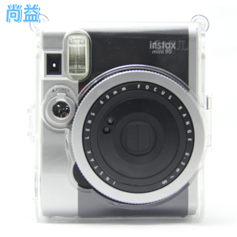 Suitable for Instax Mini 90 Camera Crystal Shell Transparent Mini Camera Storage Protective Shell Protective Cover Cordless