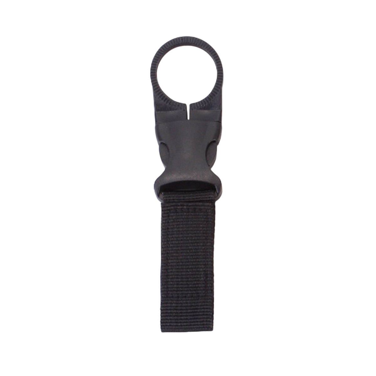 Al Aire Libre táctico nylon botella de bebida cinta colgante mosquetón multifuncional botella de agua portátil colgando hebilla clip de agua mineral