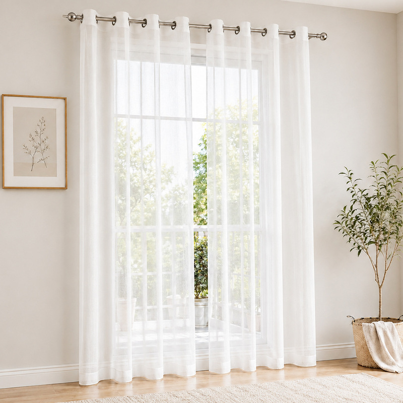 Shaoxing Keqiao cross-border Korean Coupang finished window screen for balcony and bedroom, semi-shading, light-transmitting but not see-through, perforated Shaoxing Keqiao cross-border Korean Coupang finished window screen for balcony and bedroom, semi-shading, light-transmitting but not see-through, perforated