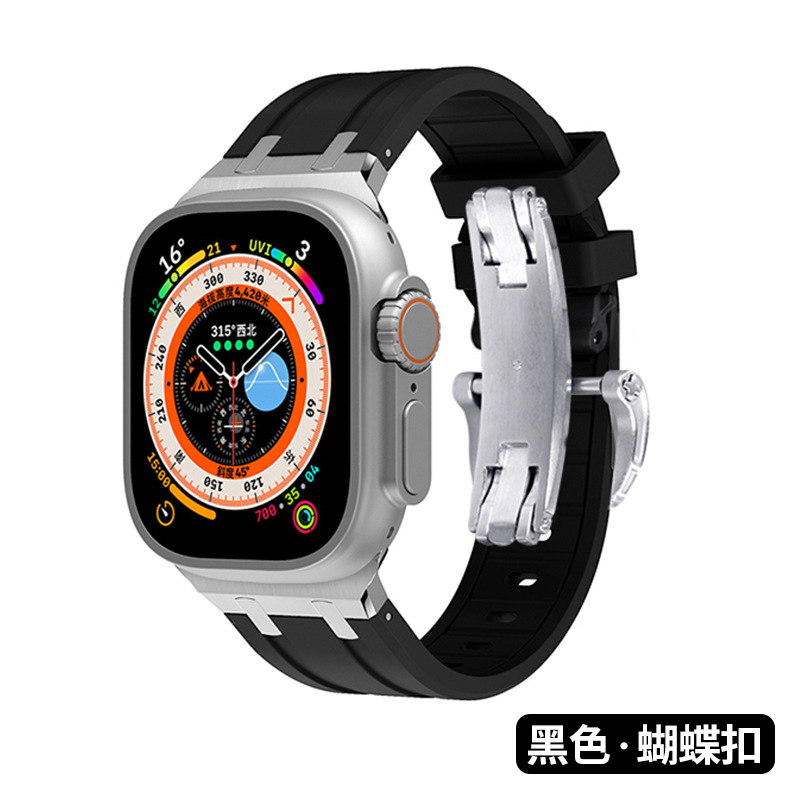 Para Apple iwatch Ultar Apple pulsera s987654 pulsera líquida pulsera de silicona pulsera S11