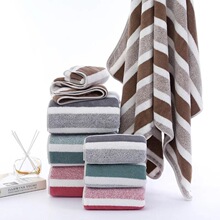 T 35690 ide Stripes Coral Fleece Towel Set ����ɺ����ë��