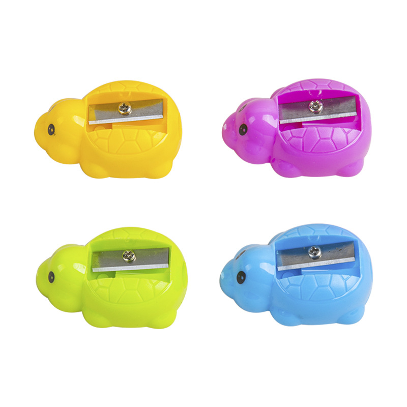 Afilador de lápices en forma de animal de dibujos animados suministros para estudiantes pájaro gatito sacapuntas mini tortuga linda sacapuntas
