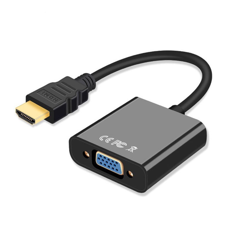 HDMI to VGA 変換器 オフィスコンピュータ マシンモニター セットトップボックス テレビ 変換器 HDMI to VGA|undefined