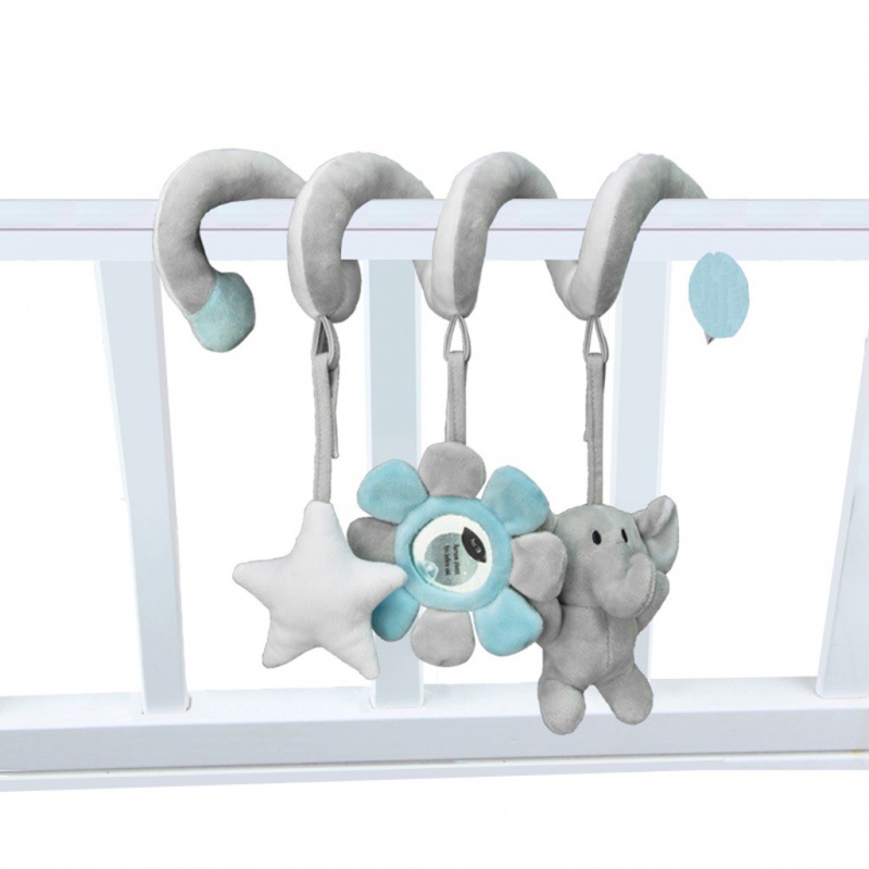 New Animal Baby Bed Hanging Toys Bedside Hanging Accessories for Baby Stroller and Early Education Beds