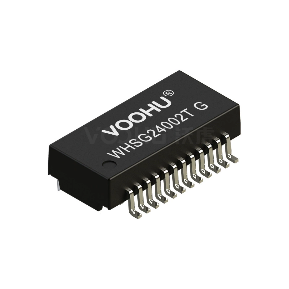 WHSG24002TG один контакт - 24Pin гигабитный промышленный класса небольшой размер SMD сетевой трансформатор