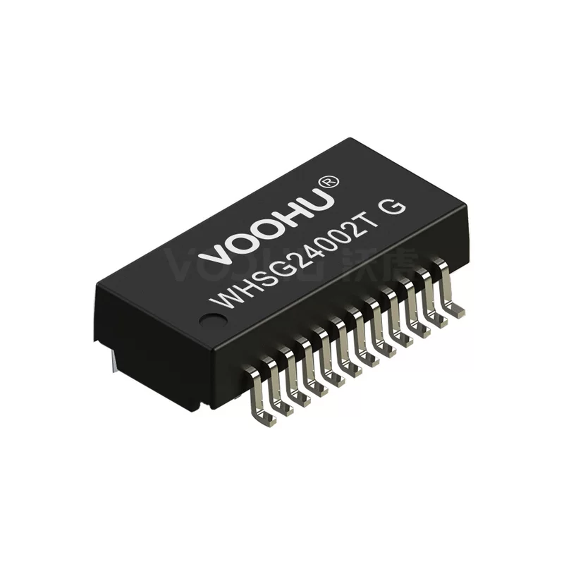 WHSG24002TG один контакт - 24Pin гигабитный промышленный класса небольшой размер SMD сетевой трансформатор