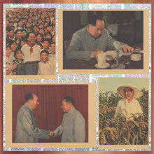 毛主席老照片 伟人复古牛皮纸海报酒吧饭店咖啡厅装饰墙画壁画471