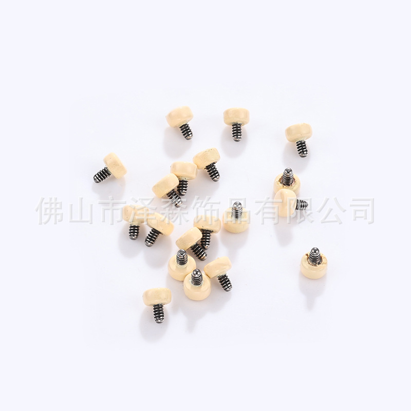 F136 Titanium Alloy Flat Bottom Ear Bone Nail Invisible Flesh Color Stud - G23 Titanium Body Piercing Skin Nail detail image 7