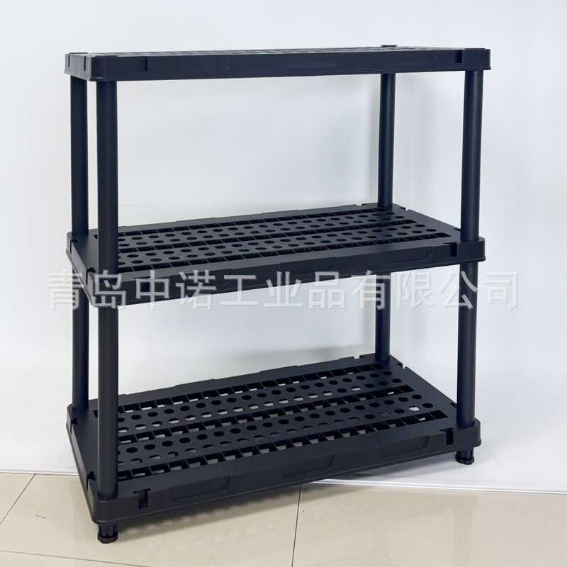 Plastic Floor-Standing Storage Rack Storage Rack Multi-Layer Home Bathroom Toilet Kitchen Storage Cabinet Shelf