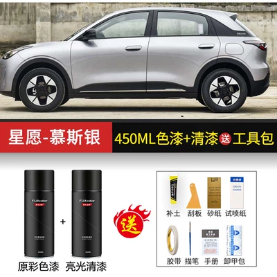 Avtomobil boya qələmləri — paint - star-wishmousse-silver450ml-paint-clear-coat-tool-kit