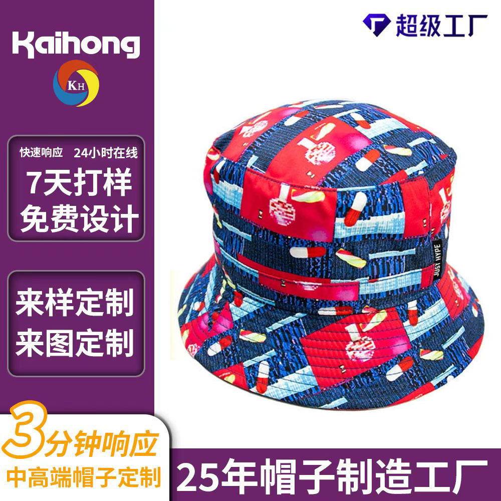 Comercio exterior personalizado sombrero de pescador sombrero de verano mujer moda algodón personalidad sombrero anti-UV sombrero al por mayor