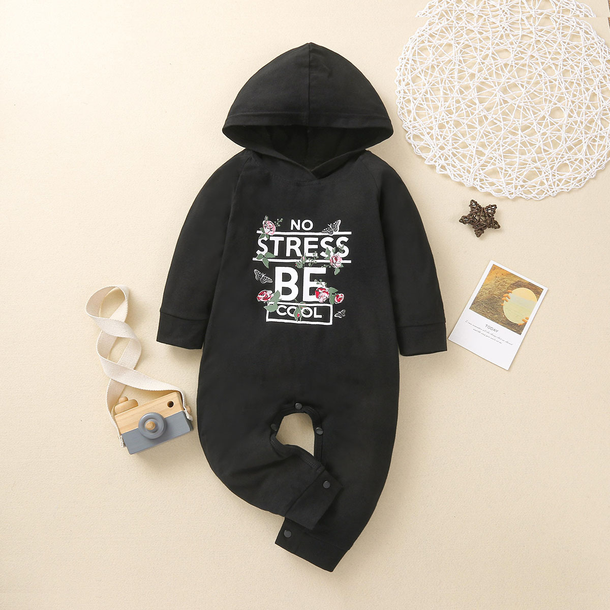 INS Autumn New Baby Boy Long Sleeve Blac...