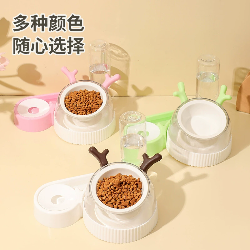 Трансграничная большая миска для кошек миска для собак анти-опрокидывание автоматическая комбинация питьевых фонтанов