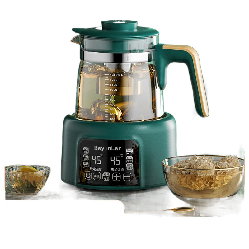 Стальная antibacterial? Wait translate carefully. The first: Glass antibacterial multifunctional teapot, keeps constant temperature, fully automatic